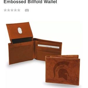Rico Michigan State Embossed Leather Wallet